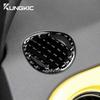Real Carbon Fiber Steering Wheel Cover Trim for Fiat 500 2008-2023 & Abarth 595 2012-2023 Interior Moulding