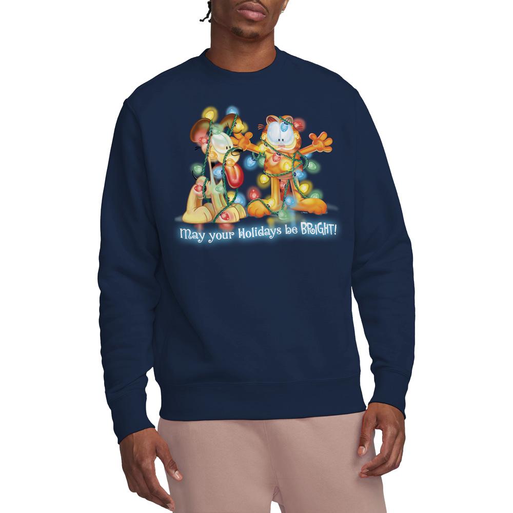 Garfield Unisex Adult Bright Holidays Sweatshirt