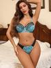 Spitzen-BH, Tanga-Set, Push-up-Unterwäsche-Set, Damen-Höschen, hohle Spitze, Dessous-BHs und Höschen-Set