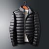 Large Size Men's Autumn and Winter Thick Warm Windproof Hooded Parker Jacket