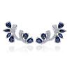Wind Flower Stud Earrings Female, High-End Niche Design Flower Vine Earrings, Night Market Stall