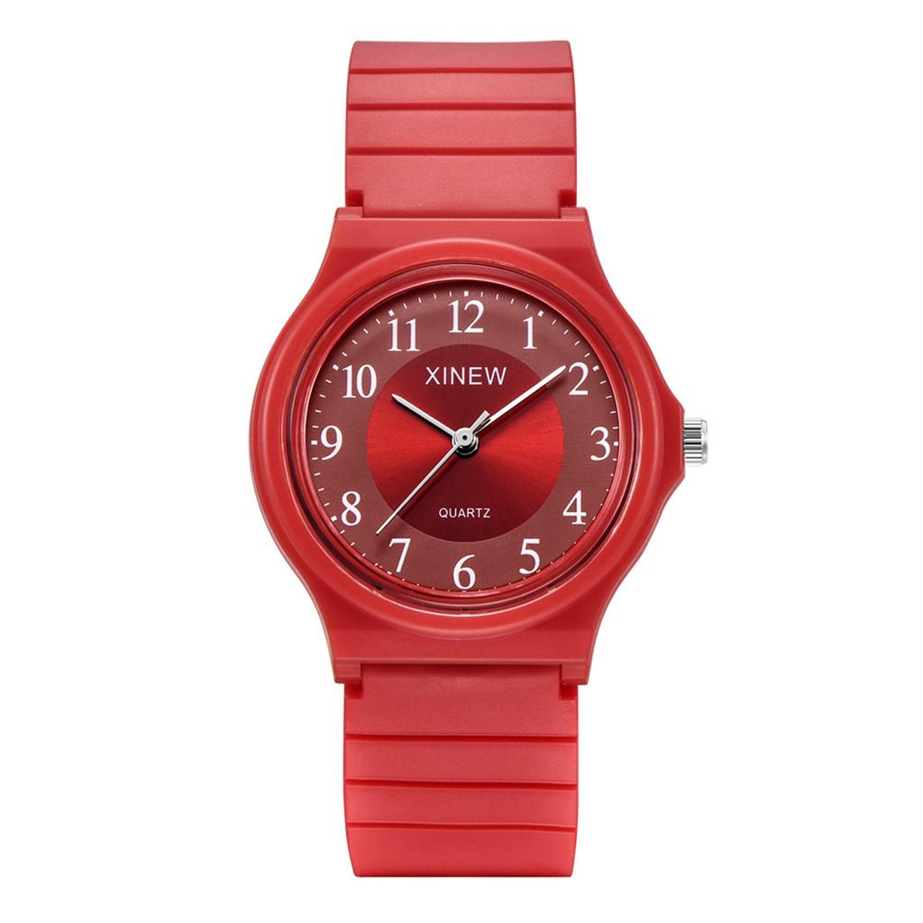 Wiwilys Ultra-thin Unisex Children Watch Silicone Sports Watch Analog Quartz Wristwatch