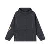 Li-Ning Serie Wade Estampado de Letras Cortavientos Deportivo con Capucha y Cremallera para Hombre Ropa Exterior AFDV209-7