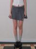 Ordinary Holiday Stripe Flare Skirt [Charcoal]