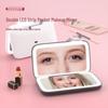 Foldable Portable Double-Sided LED Compact Mirror