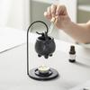 Multi-functional Aromatherapy Burner Decorative with Iron Hook Ceramic Oil Diffuser Handmade Hanging Pot Candle Heater Office
