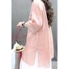 Summer Heavy Industry Women's Vintage Embroidered Medium Length Loose Linen Stylish Casual Pullover