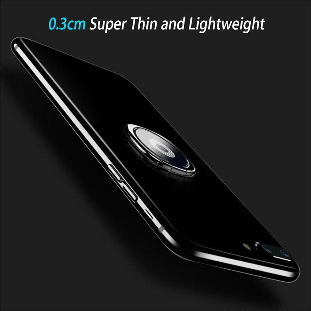 Aluminium Alloy Ultra Thin Finger Ring Holder 360 Rotation Table Car Bracket Mobile Phone Stand