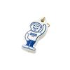 GOOD ON Boy Keychain - White