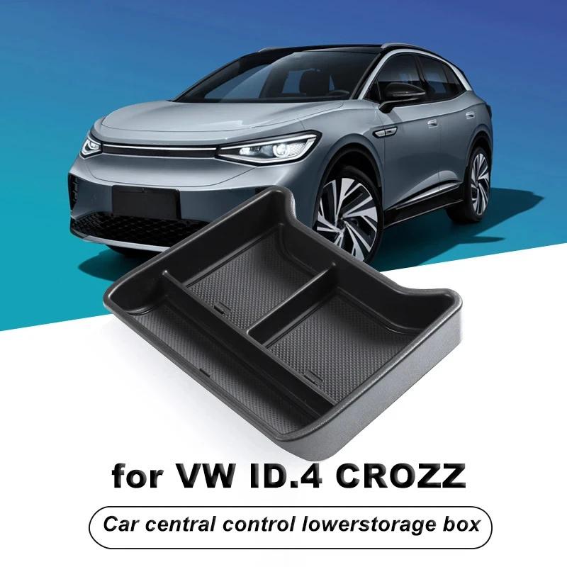 Auto Mittelkonsolen Armlehnen Unterer Behälter Aufbewahrungsbox Nachrüstsatz für Volkswagen VW ID.4 ID4 ID 4 CROZZ Auto Innenraum Zubehör