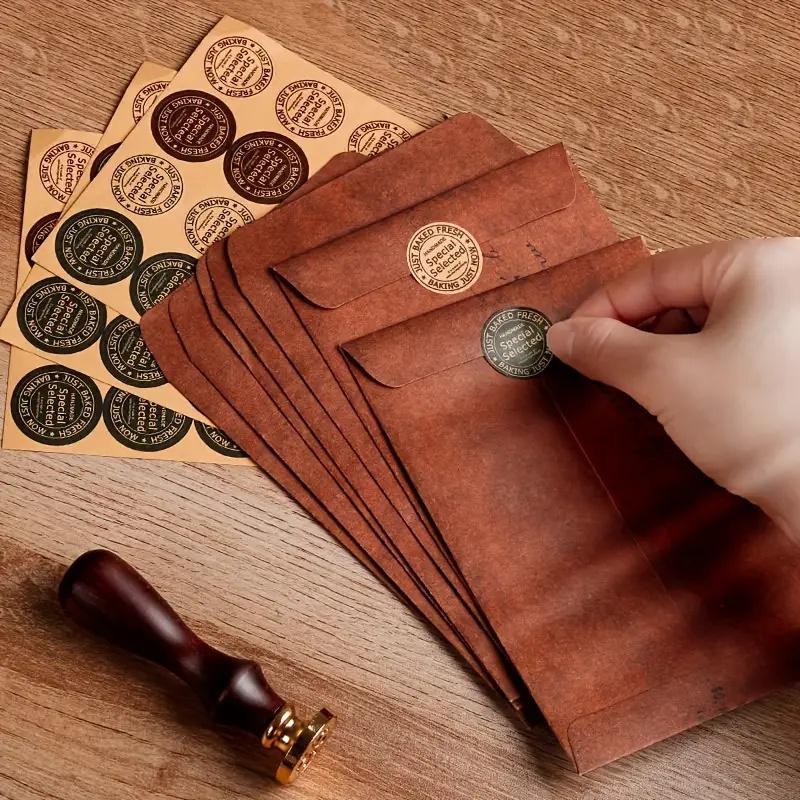 10/20 Pcs Vintage Kraft Paper Envelopes for Wedding Invitations, Party Cards, Stationery. Multifunctional Retro Style Envelopes.