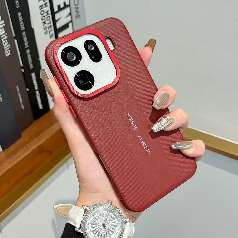 For OPPO Find X9 Pro Case Luxury Hard PU Fashion Skin Protective Back Cover Case For Find X9 X8 Pro X8S+ X8 Ultra Phone Shell