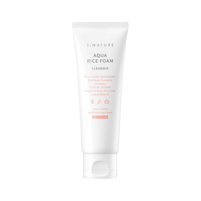 S.NATURE Aqua Rice Foam Cleanser