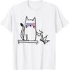 Cat No Kings In America Funny Political Cat Lady T-Shirt Mens Womens Tees Top Unisex T-Shirt Mens Womens Tees Top