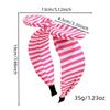 Ocean Fish Print Knotted Headband Cute Bow Hairband Non Slip Wide Hair Hoop For Women Summer Beach