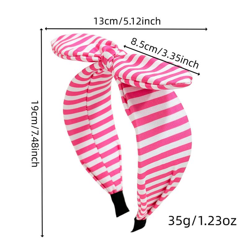 Ocean Fish Print Knotted Headband Cute Bow Hairband Non Slip Wide Hair Hoop For Women Summer Beach