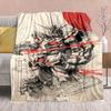 Gundam Anime flanelinis pledas - Minkštas šiltas Puikiai tinka ant sofos, lovos, stovyklavimui, kelionėms, biurui, namų dekoravimui -QJY