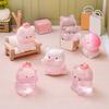 Yousheng Miniature Pig Figurine Mini Pink Piggy Figure Cartoon Resin Animal Cake Toppers for DIY Fairy Garden Moss Landscape Terrarium Potted Plant