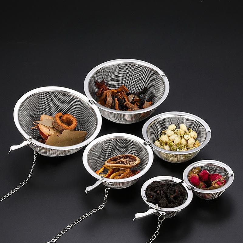 Seasoning Ball Package 304 Stainless Steel Marinade Seasoning Ball Soup Stew Meat Spices Spice Box Flavor Treasure Tea Ball