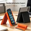 Flexible Silicone Phone Holder: Foldable Desktop Stand for Apple & Xiaomi