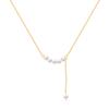 [Handmade/92.5 Silver Necklace] Sweetie Blond Necklace / Pearl Necklace+
