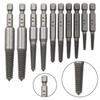 5/6/10pcs Hexagonal Shank Screw Extractor Bearing Steel Anti-Slip Design Screw Removal Tool Hand Drill Tool For Broken