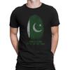 Mens PAKISTAN Cricket  Cotton T-Shirt DNA Fingerprint Hockey Tee Flag