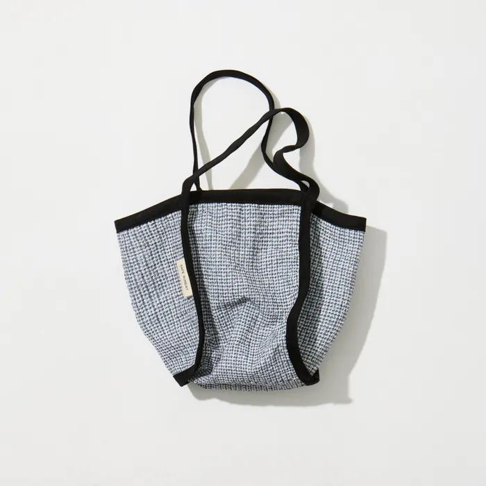 Safe Sunday Strap Mini Bag (Seersucker Black)