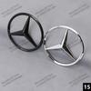 Logo Stella Nera ABS 3D per Bagagliaio Posteriore Per Mercedes Benz W203 W204 W205 W212 W213 W176 W177 W246 X156 X253 W222 W223 W117 Accessori