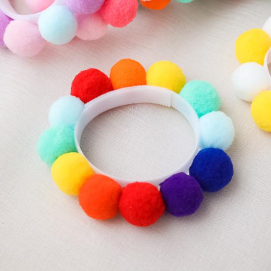 Huisdierenhalsband Duwballen Ademend Flexibel Schattige Strikjes Puppy Kleine Honden Kattenhalsband voor Kitty