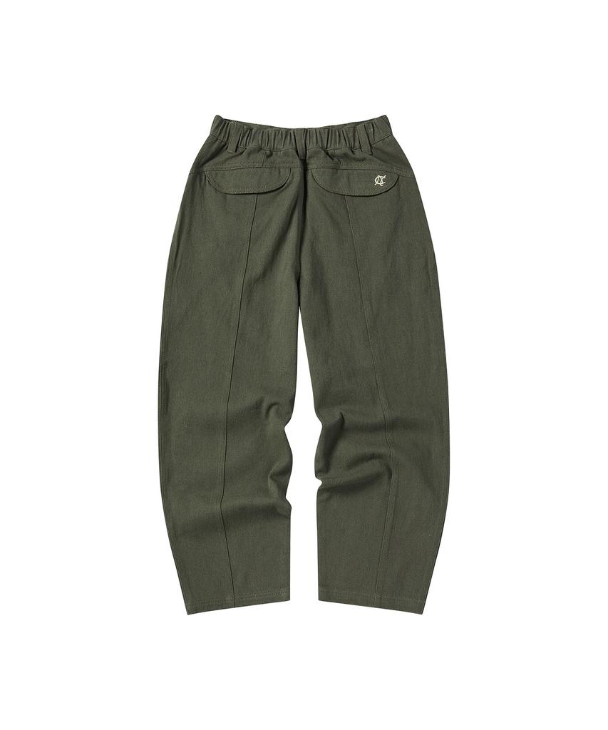 COMONINOZ Wide Balloon Pants [Khaki]