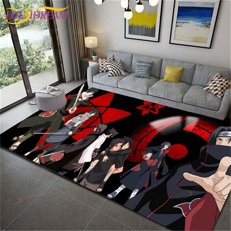 Anime Naruto antypoślizgowe dywaniki do salonu wygodny dywan miękka mata podłogowa dywaniki na mata do sypialni dywan do składania strona główna duża futrzana mata