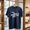 Summer Hot-selling Men's Cotton T-shirt Motorcycle Elements Moto Wheel Print Loose Sweat-absorbing Sports Cycling Print Tee Top