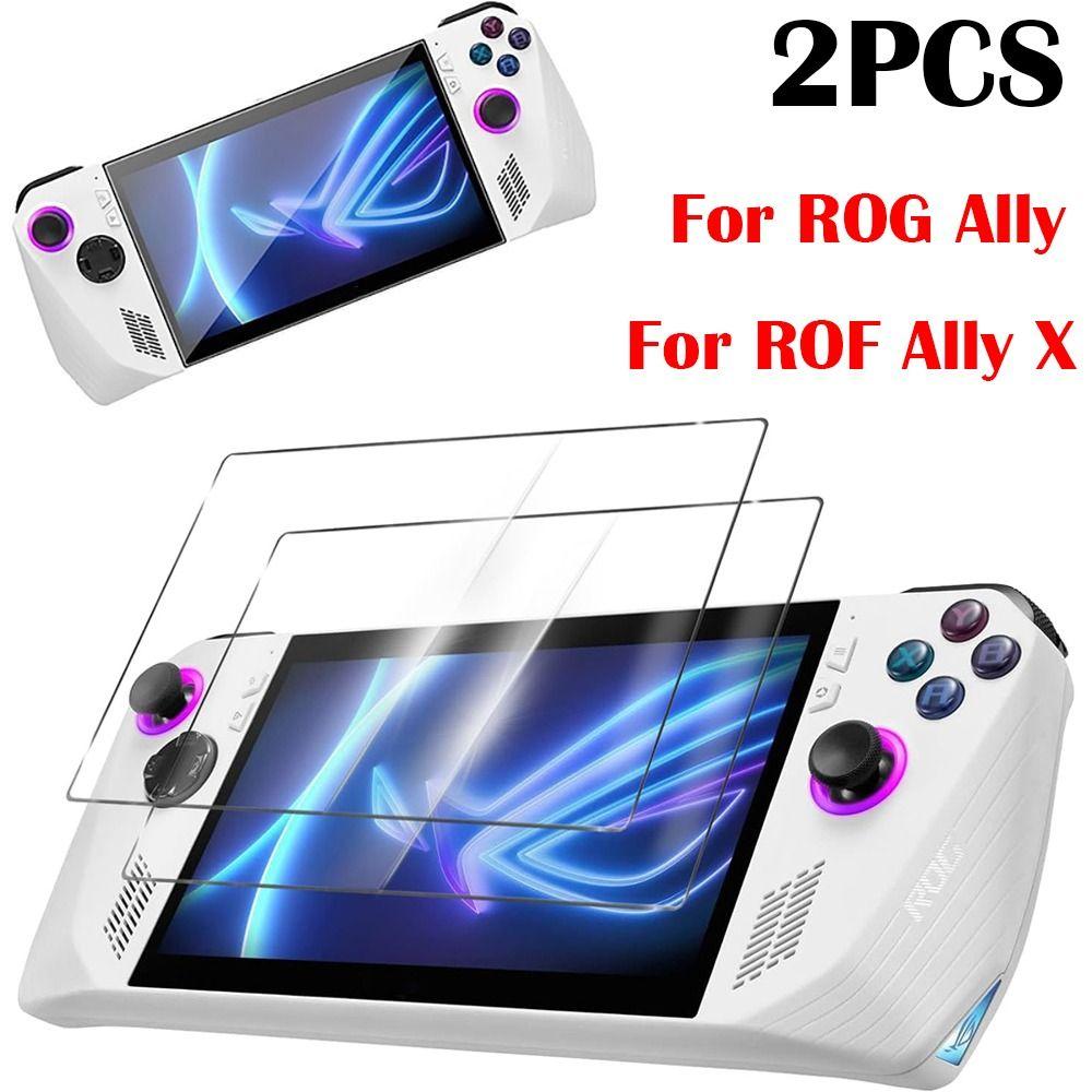 2pcs Game Accessories Screen Protector Tempered Glass for ROG Ally X 2024 Anti Fingerprint