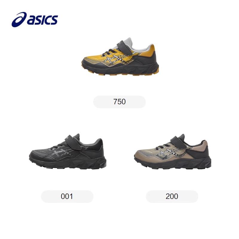 ASICS Synthetic Leather, Textile Anti Kick Cushioning Low top Kids' Running Shoes Black 1154A168-001