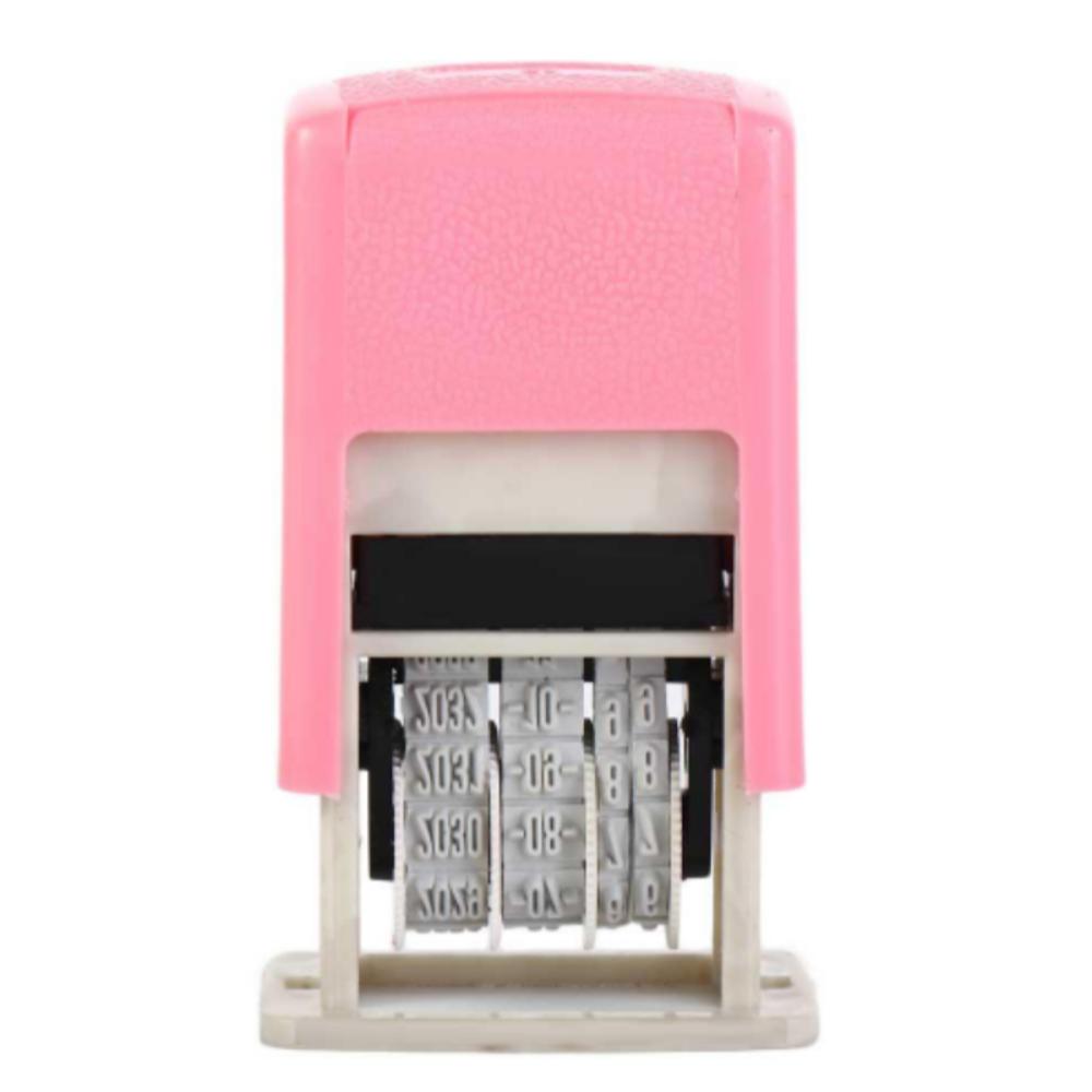 Self-Inking Back To Ink 4mm Automatic Ink Return Date Wheel Stamp Date Stamps Handle Account Stamp