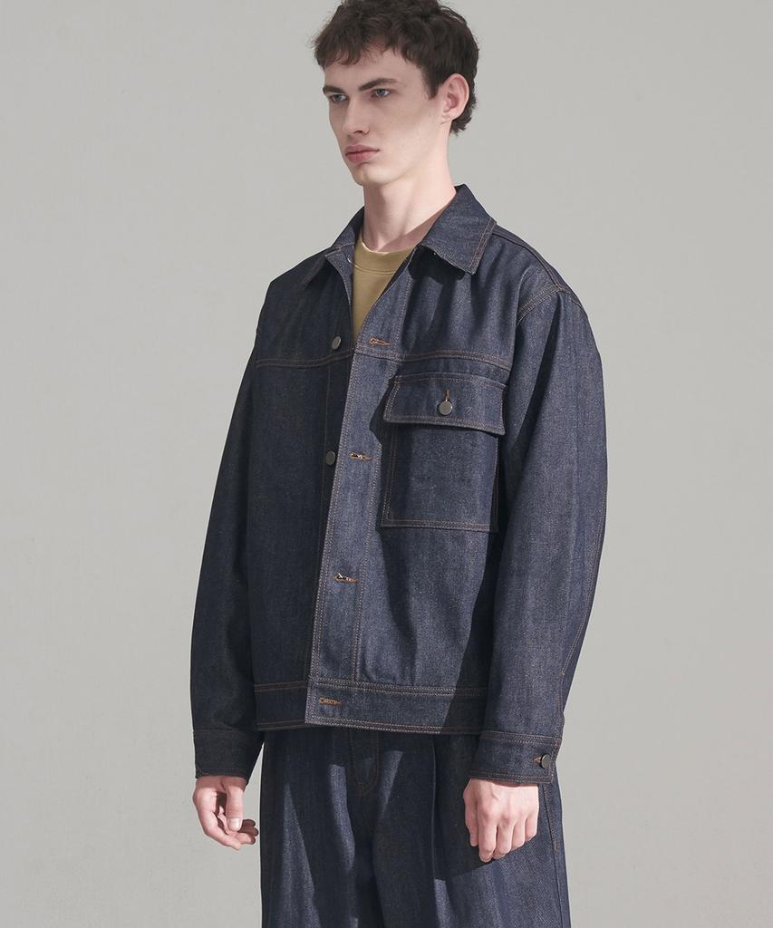 Wmc Rd Trucker Jacket_Indigo