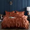 Luxe Rayon Satijn Beddengoed Set Dekbedovertrek Set Enkel Dubbel King Size Beddengoed 3-delig/4-delig Beddekbed Bedlinnen Set