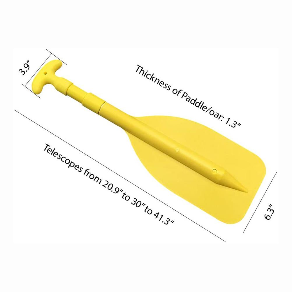 Outdoor Water Sports Telescopic Paddle Portable Adjustable Aluminum Alloy Oar Paddle Safety Boat Accessories