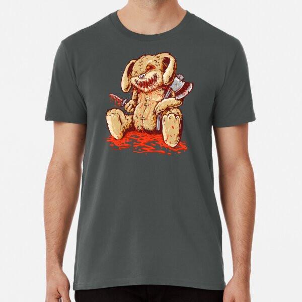 Creepy Bloody Rabbit Doll Carrying Axe and dT-Shirt S-5XL Best T-Shirt