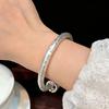Silver Hammer Bracelet Girls Retro Style Versatile Exquisite Niche Bracelet New Atmosphere Cold Feeling Jewelry
