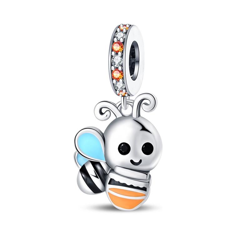 New Product copper Color Creative AnimalBee Pendant Compatible With Pandora Bracelets Do It Yourself Bead Charms Ideal For Women Birthday Fine Jewell