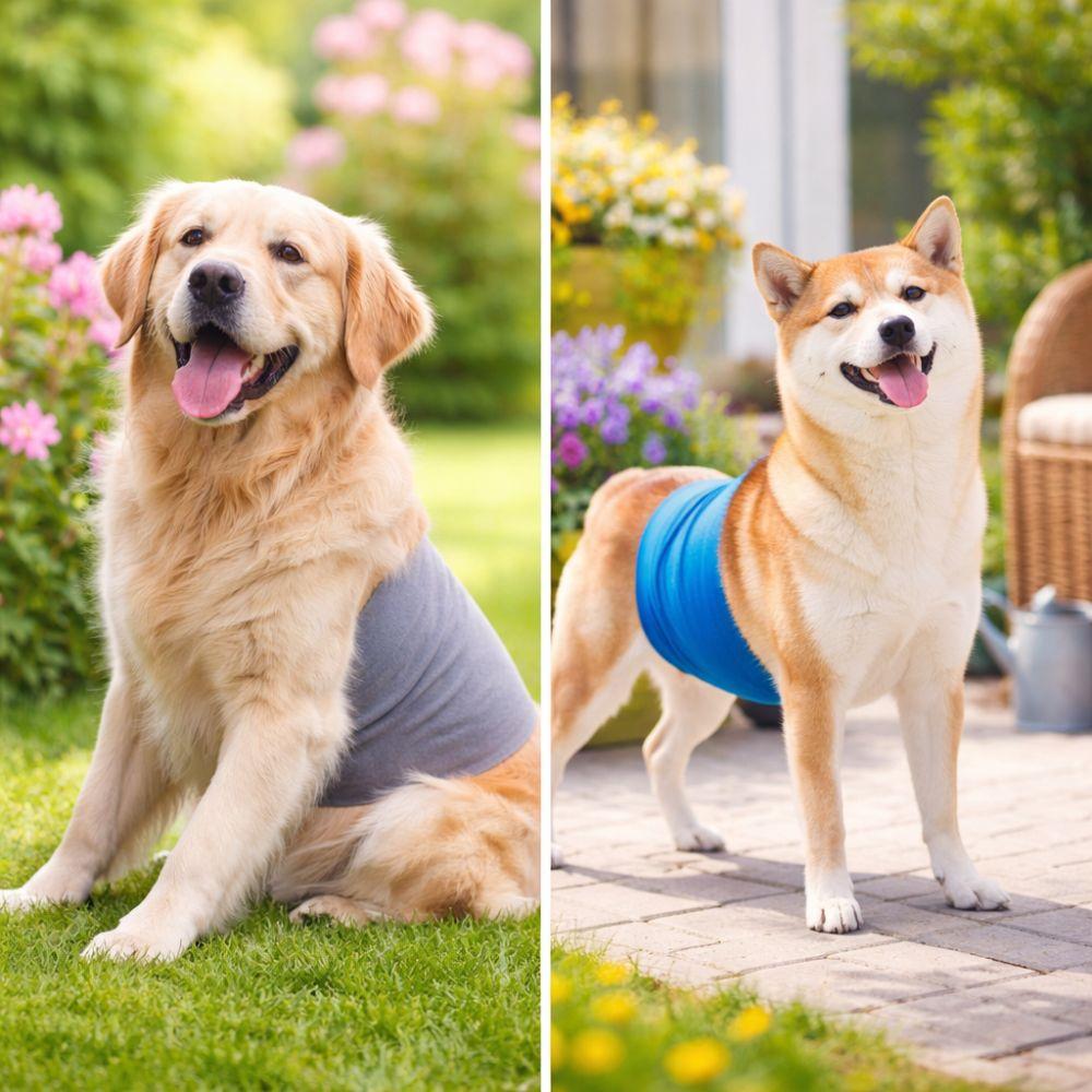 Breathable Dog Physiological Pants Washable Leak-proof Pet Underwear High Absorbing Comfortable Canine Hygiene Band Heat Season
