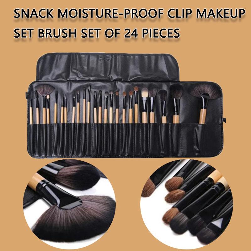 Gift Bag Of 24 Pcs Makeup Brush Sets Professional Cosmetics Brushes Eyebrow Powder Foundation Shadows Pinceaux Make Up Tools