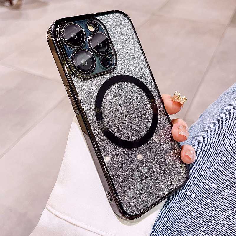Glitter Plating Magnetic Ring Phone Case For Xiaomi Redmi Note 7 8 9 10 11 12 13 14 Pro Plus 4G 5G 14S 12S 11S 10S 9S 10T Cover