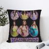 Katseye Gabriela Square Pillow Case Kpop Style Music Tour Cushion Covers Creative Zipper Decor Pillowcase For Home 45*45Cm