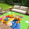 1 Stück Winnie Puuh Muster Teppich Läufer Rutschfester Teppich Handwaschbar Fußmatte Geeignet für Wohnzimmer Schlafzimmer Heimdekoration Raumdekoration