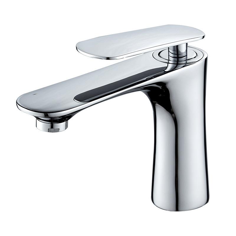 Brass Black Bathroom Basin Faucet Cold And Hot Mixer Water Tap Deck Mounted Single Handle Sink Faucet Crane Bathroom Tap