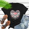 Love Heart Watermelon Graphic Tshirt Aesthetic Fruit Shirt HuUnisex Rights Shirts Protest Tee Unisex Short Sleeves Tops