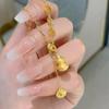 Golden Gourd Tassel Necklace for Women's Niche Design High-end New Style Ancient Style Blessing Characters Auspicious and Wishful